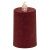 Piros csillámos LED gyertya láng hatással
