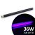 36W T8 Blacklight UV cső teljesítmény információval