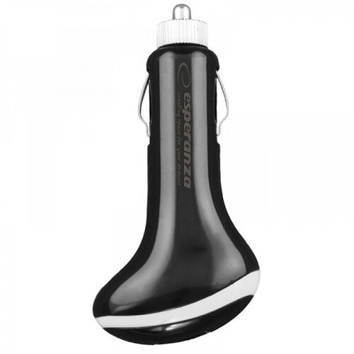 Esperanza USB Autós Töltő LED Visszajelzővel