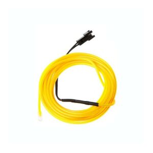 2 m-es elektrolumineszcens vezeték inverterrel, sárga