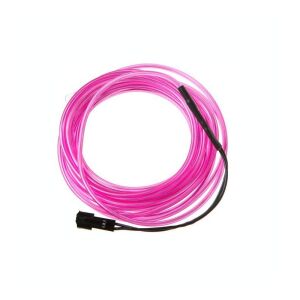 2 m-es elektrolumineszcens vezeték inverterrel, piros