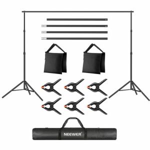 Újabb fényképes háttér állványkészlet (B07PFS3BBS) 143010816 - Stúdió háttér