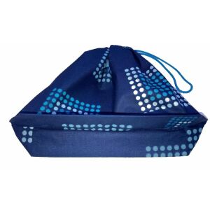 MK Bea Kis cipószsák – kék geometriai mintával 143012735 - Bevásárlóháló, rendező táska