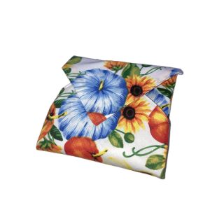 MK Bea Újraszalvéta – tökös-virágos mintával