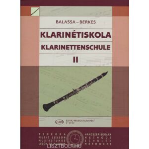 Balassa-Berkes: Klarinétiskola 2. 143014594 - Művészet & Építészet