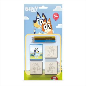 Bluey Stempelset für Kinder, Marke Multiprint - Stempel