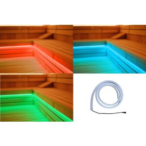 Szauna lámpa, LED, tömlő 200cm hosszabbító, pad alatti lámpa, színes lámpa szett 143067606 - Szauna