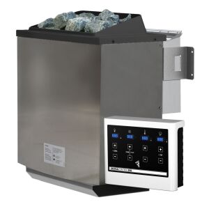 9 kW-os bio kombi szauna kályha + Easy Bio vezérlőegység + 18 KG szaunakő 143067827 - Szauna