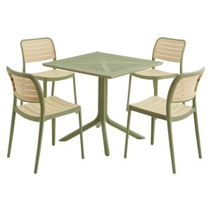 Kerti asztal, zöld, DENTON NEW