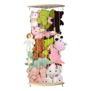 Fali sarok plüssjátéktartó umplut cu animale de pluș - Rafturi de depozitare și organizatori pentru jucarii
