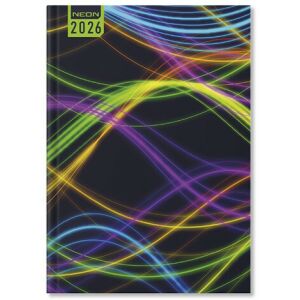 Period Neon határidőnapló, A/5, napi, 2026, Waves 143093137 - Napló