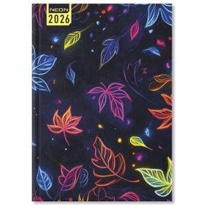 Period Neon határidőnapló, A/5, napi, 2026, Leaf 143093139 - Napló