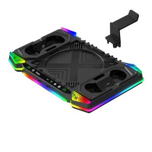 iPega XBX025S multifunkcionális RGB töltőállomás hűtéssel, Xbox Series X készülékhez, fekete 143094214 - Gaming