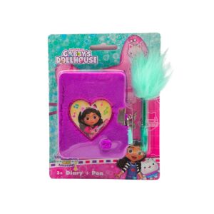 Gabi babaháza  plüss napló lakattal és tollal Canenco