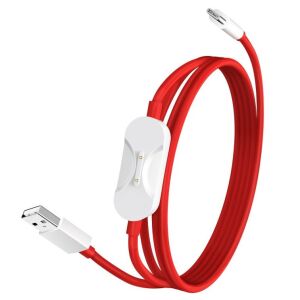 OnePlus SUPERVOOC 2in1 töltő és adatkábel, Oneplus okosóra kompatibilis töltővel, 8A, 1,2m, piros 143095383 - USB kábel
