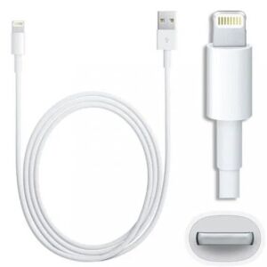 Apple USB-A-Lightning kábel, 1m, fehér. csomagolás nélkül (BULK) 143095423 - Adatkábel