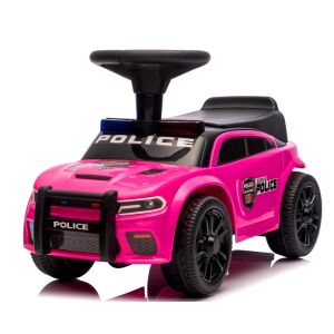 Rózsaszín Lábbal hajtható J3 bébitaxi rendőr autó - R-Sport