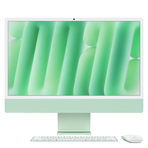 Apple iMac 24"4,5K Retina/M4 chip 10 magos CPU és GPU/16GB/256GB SSD/zöld All-in-One asztali számítógép 143100829 - Számítógép