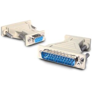 StarTech.com Adapter DB9F to DB25M Bézs 143102331 - Startech