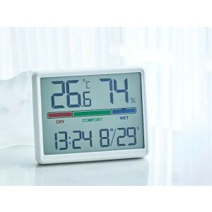 elektronikus időjárásállomás páratartalom Mágneses tartóval és állvánnyal