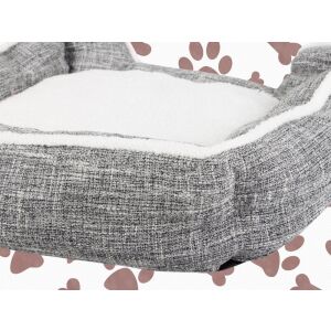 Kutyaágy puha kényelmes pelyhes ágy párnával 80cm x 60cm 143104834 - Kutyafekhely