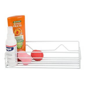 Loft fürdőszoba zuhanyzó polc függő fém polc fehér