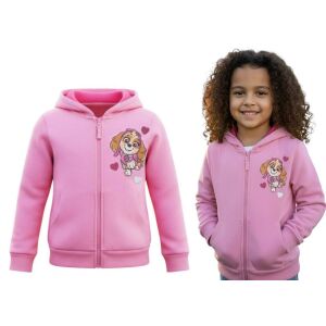 Nickelodeon Paw Patrol Skye ružičasta dukserica s kapuljačom na patentni zatvarač za djevojčice, veličine 3-4 godine, kolaž - Za bebu i malu djecu