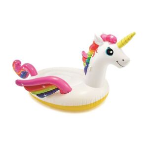 Riesen Einhorn aufblasbare Insel 287x193x165 cm - Intex 143106086 - Aufblasbare Strandspielsachen
