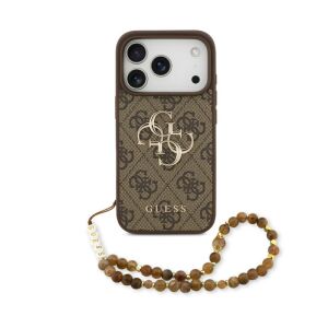 Etui Guess 4G Strap 4G Classic Logo do   iPhone 17 Pro Max brązowy 143108612 - Guess