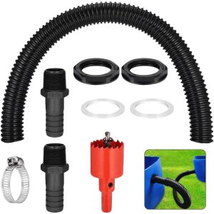 Zestaw Przyłączeniowy do Zbiornika na Wodę 25mm + Wąż 50cm 143112402 - Warzenie wina i brandy