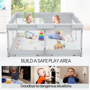 Fodoss Kojec dla Dzieci 120x120 cm, z Przyssawkami, Do Domu/Ogrodu 143113580 - Meble