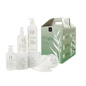 Starter Kit Set Jessica: ZenSpa Revive, Volcanic Pumice, Exfoliating, Foot Scrub, 435 g + ZenSpa Restore, Aloe Vera, Cuticle Remover Gel, 251 ml + ZenSpa Intense, Vitamin E, Moisturizing, Foot Cream, 425 g + ZenSpa Awaken, Soothing, Foot Bath Salt, 453 g 143113994 - Hajápoló csomag