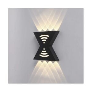 Aplica LED Neagra pentru Exterior, 12W, IP65 Rezistenta la Apa - Lămpi de perete pentru exterior