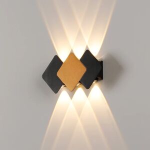 Lampa de perete LED moderna pentru exterior cu design rombic, rezistenta la apa IP65 - Lămpi de perete pentru exterior