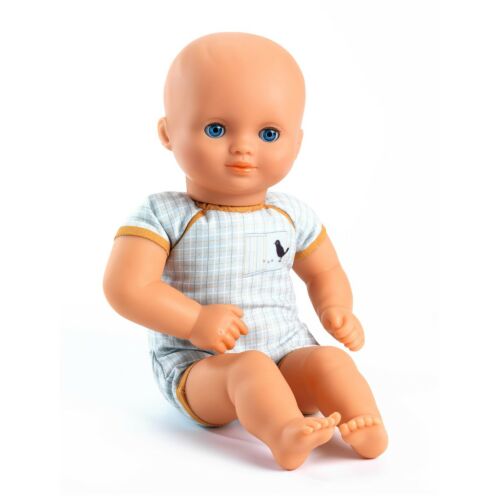 Játékbaba Kanári 32cm, Pomea baba kék szemekkel - Djeco