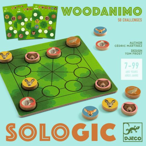 Woodanimo Logikspiel von Djeco, ein räumliches Denkspiel für Kinder