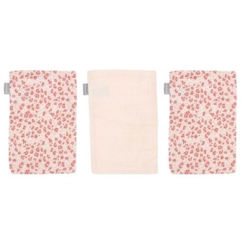 Luma Muszlin törlőkendő bambuszal 3 db - Leopard Pink 143126963