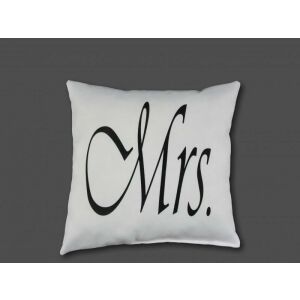 Mrs. Díszpárna, 27cm, Esküvői Ajándék - Díszpárna