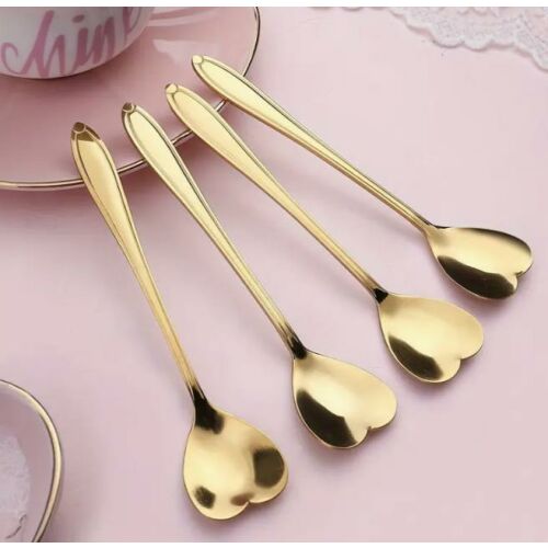 Arany szívecskés kiskanál 143127421