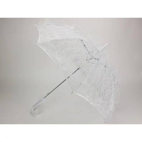 Nyitott Esküvői csipke ernyő, dekoratív csipke esernyő menyasszonynak