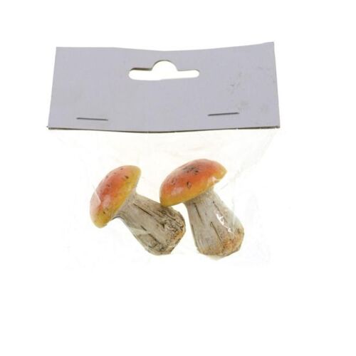 Figura gomba poly 3*3*3,9 cm s/2 narancs 143128112
