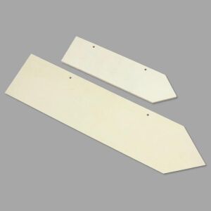 Festetlen fa nyíl alakú tábla alapok, DIY kézműves kellék - Fa felirat & dekorációs elem