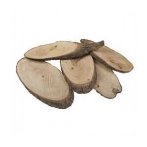 Faszelet natúr fa szeletek, 0,5kg rusztikus dekorációhoz és barkács projektekhez - Fa felirat & dekorációs elem