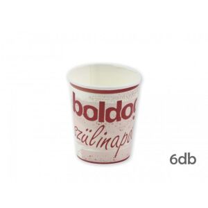 Papírpohár Boldog Szülinapot rózsaszín 6db 250ml 143128863 - Eldobható pohár