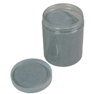 Dekor homok mikro EZÜST 0,6-0,8 tégelyben 800gr 143128865 - Dekorációs kő