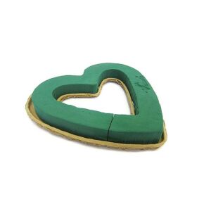 Tűzőhab szív forma nyitott BIO 39cm s/2 143129028 - Tűzőhab & Oázis