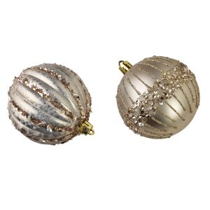 SANTA LILA Komplet 6 bombek 143129812 - Ozdoby choinkowe