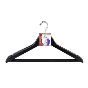 SIRA 3 darabos elegáns fali fogas készlet, fekete, fából készült