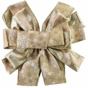 SANTA LILA Kokarda 32x130cm beżowo złota 144902330 - Boże Narodzenie