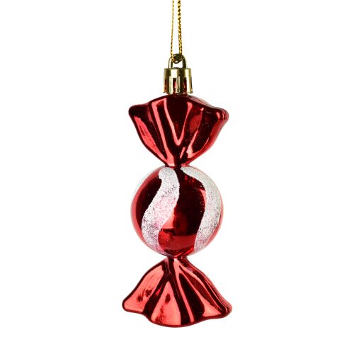 Santa Lila 6 darab cukorka formájú karácsonyi díszszett 143130104